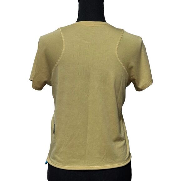 Lululemon Lightweight Cinched Hem Hiking T-Shirt, Golden Sand- SZ 4 - Picture 2 of 11